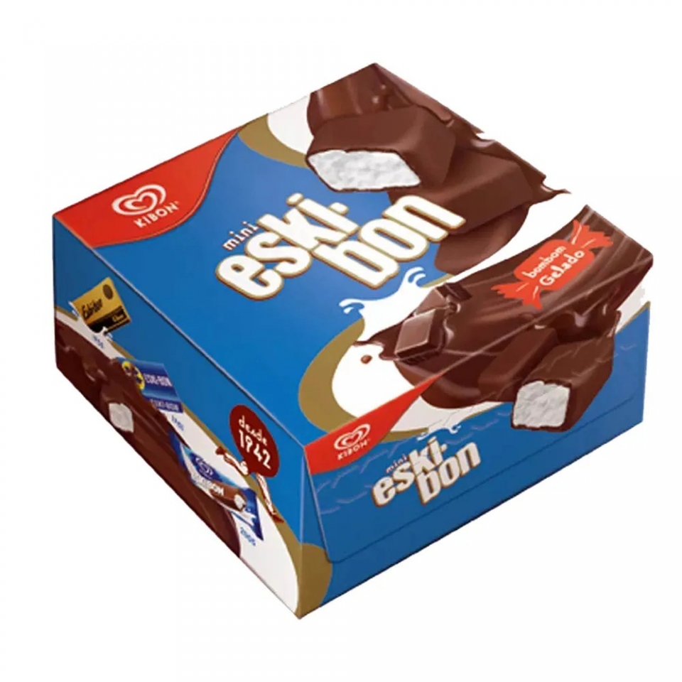 SORVETE KIBON ESKIBON MINI BOMBOM GELADO