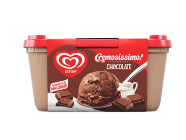 SORVETE KIBON CREMOSISSIMO CHOCOLATE 1,5L