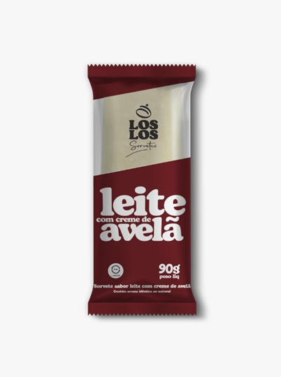 SORVETE LOS LOS LEITE COM CREME DE AVELA 90G
