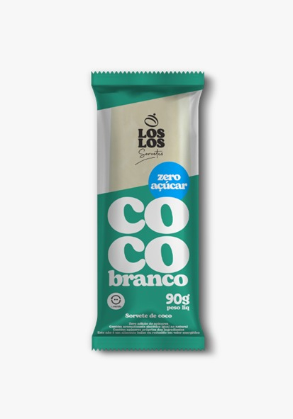 SORVETE LOS LOS COCO BRANCO ZERO 90G